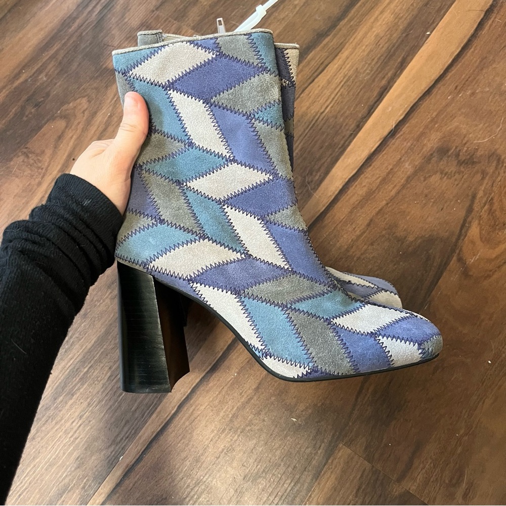 Jeffrey Campbell Versus Patchwork Heels